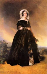 Portrait of Victoire of Saxe-Coburg-Saalfeld